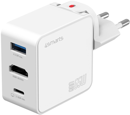 Picture of adowarka 4smarts adowarka sieciowa GaN Flex HDMI 65W biay