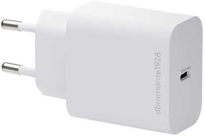 Attēls no adowarka dbramante dbramante1928 re-charge - Zasilacz - Opakowanie zbiorcze - 20 Watt - 3 A - PD/PPS (24 pin USB-C) - biay - Europa