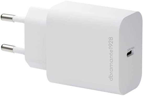 Picture of adowarka dbramante dbramante1928 re-charge - Zasilacz - Opakowanie zbiorcze - 20 Watt - 3 A - PD/PPS (24 pin USB-C) - biay - Europa