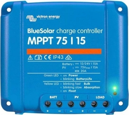 Picture of adowarka solarna Victron Energy Victron Energy Regulator adowania Blue Solar MPPT 75V/15A
