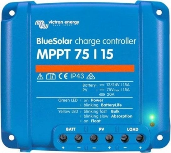 Picture of adowarka solarna Victron Energy Victron Energy Regulator adowania Blue Solar MPPT 75V/15A