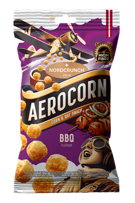 Picture of Aerocorn kukurūzas un auzu uzkoda ar BBQ garšu 25g