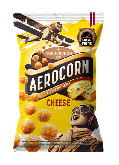 Picture of Aerocorn kukurūzas un auzu uzkoda ar siera garšu 100g