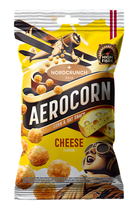 Picture of Aerocorn kukurūzas un auzu uzkoda ar siera garšu 25g