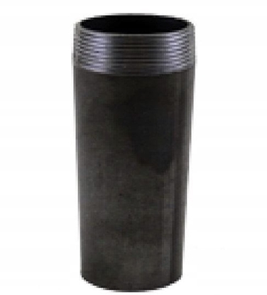 Attēls no AGAflex Króciec czarny jednostronnie gwintowany 80-150