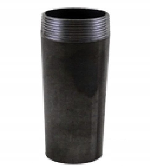 Picture of AGAflex Króciec czarny jednostronnie gwintowany 80-150