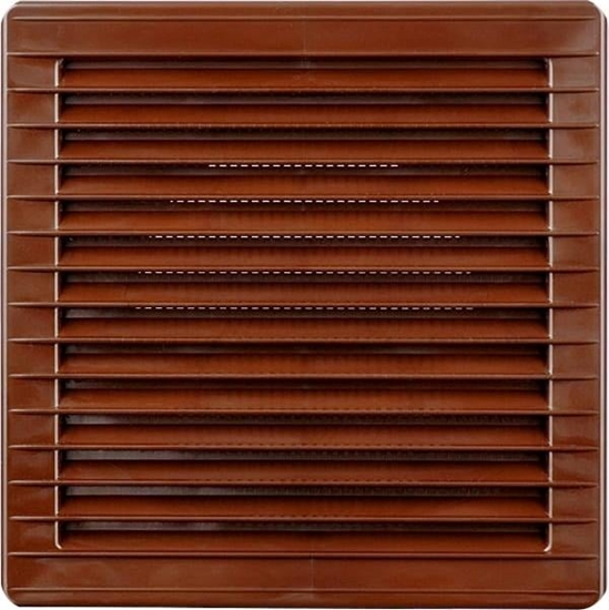 Изображение airRoxy Kratka wentylacyjna kwadratowa brzowa 150 airRoxy