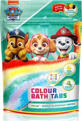 Изображение Air-val, Psi Patrol Barwinki koloryzujce do kpieli, truskawka, jeyna, pomelo, 9 x 16g