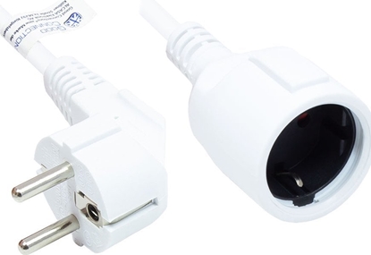 Picture of Alcasa P0102-W030 kabel zasilajce Biay 3 m Wtyczka zasilajca typu E+F Wtyczka zasilajca typu F