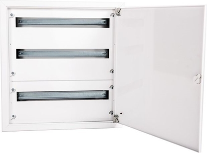 Picture of Alfako Rozdzielnica moduowa 3x24 natynkowa IP40 zamek RAL9003 reg ramka z drzwiami (A-RZ50)