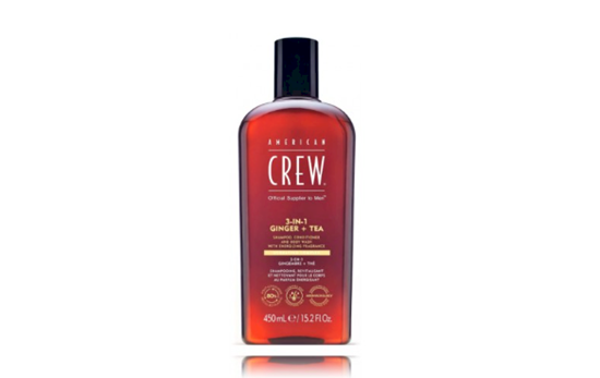 Изображение AMERICAN CREW_3-in-1 Ginger + Tea szampon + el pod prysznic + odywka w jednym 450ml