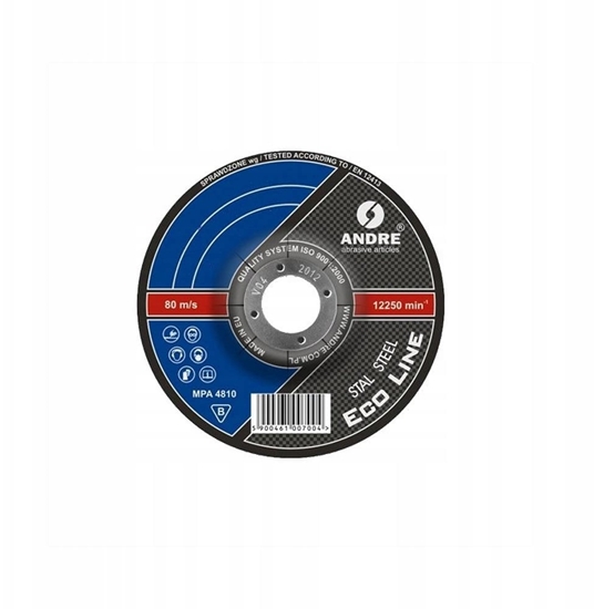 Picture of Andre ANDRE TARCZA DO SZLIFOWANIA METALU 125 x 6,0mm METAL ECO* LINE A30QBF