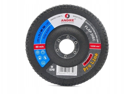 Picture of ANDRE CIERNICA LISTKOWA 125mm P120 CYRKONOWA PRO LINE WERSJA IV