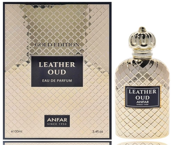 Picture of Anfar Leather Oud Gold Edition Perfume EDP 100 ml