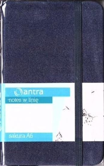 Picture of Antra Notes A6 Linia Sakura Granatowy