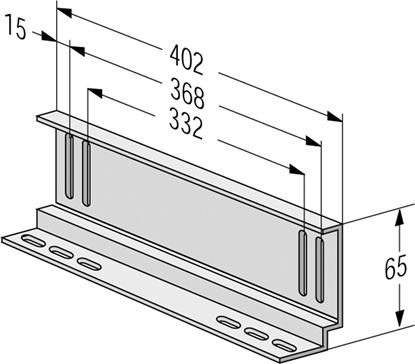 Picture of Apranet Gleitschienen 1 Paar, Schraubmontage, 402mm