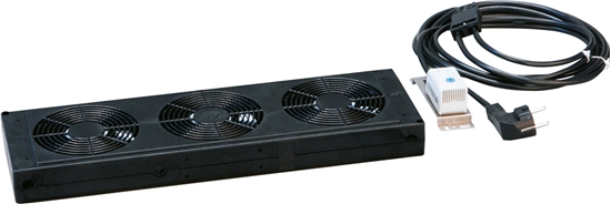 Picture of Apranet Lüftereinschub, Erweiterungsmodul, 3fach, Kunststoff schwarz