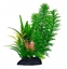 Picture of Aqua Natura, rolina, do dekoracji akwarium, zielona z róowym akcentem, plastikowa, 20 cm , paprotka i spirulina