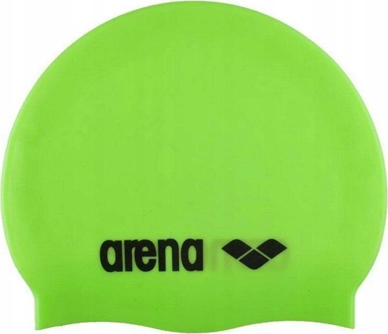Picture of Arena Czepek Pywacki Classic Silicone 91662/65 Acid Lime/black