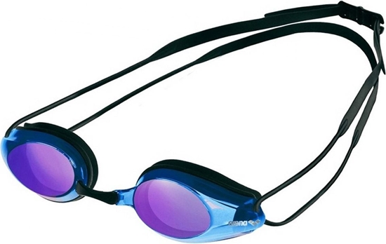 Picture of Arena Okularki Tracks Mirror niebiesko-czarne (92370/74)