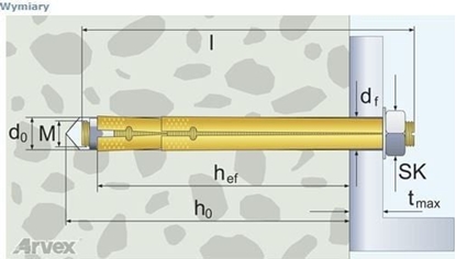 Picture of Arvex KOEK STALOWY 18*120/140/M12 2075.2023