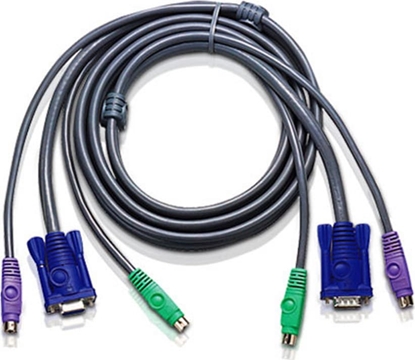 Picture of Aten 2L-5003P/C KVM PS/2 VGA Kabel, grau, 3 m