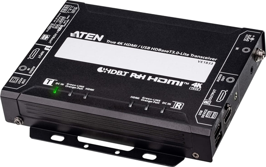 Picture of Aten VE1833 True 4K HDMI USB HDBaseT 3.0 Lite-Transceiver mit PoH