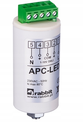 Attēls no Autonomiczny przekanik czasowy APC-LED 1-10V / DALI RABB7012G3W5