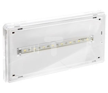 Picture of AWEX Oprawa awaryjna EXIT IP65 1W 1h dwuzadaniowa biaa ETE/1W/CSA/X/WH - ETE/1W/CSA/X/WH