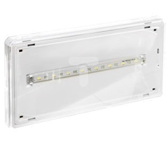 Picture of AWEX Oprawa awaryjna EXIT IP65 1W 1h dwuzadaniowa biaa ETE/1W/CSA/X/WH - ETE/1W/CSA/X/WH
