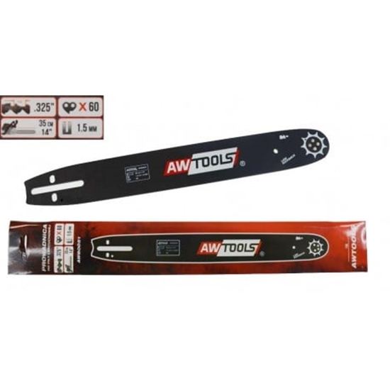 Picture of AWTools Prowadnica do piy 35cm 14" 1,5mm 0,058" .325" (AW80051)