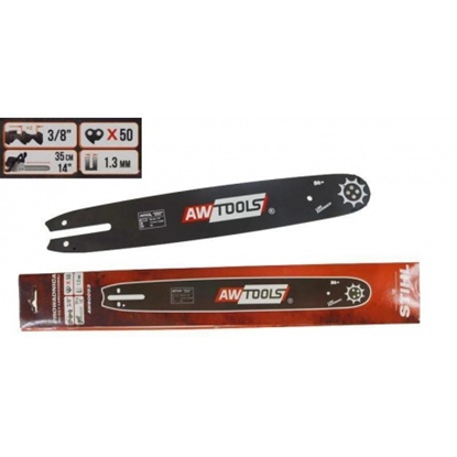 Picture of AWTools Prowadnica do pily 35cm 14" 1,3mm 3/8" do STIHL (AW80053)