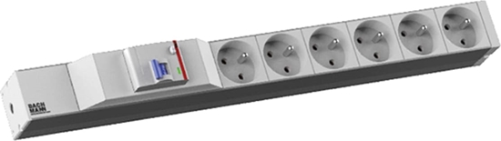 Picture of Bachmann 19" 1U 6xUTE 1xFI power 2.0m CEE7/7