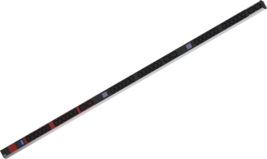 Изображение Bachmann BN0500 19" PDU 1U 36xC13, 6x C19, power measurement, connection CEE 3x16A, red