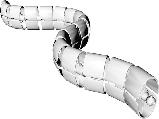 Изображение Bachmann Cable snake Premium white RAL9003 normal table