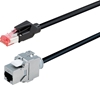 Picture of Bachmann CAT6A RJ45 cable 5m socket, TKM Keystone