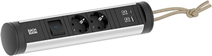 Picture of Bachmann CYCLE Loop 2xCEE7/3 1xswitch 1xUSB A/C 22W 2.5m CEE7/7