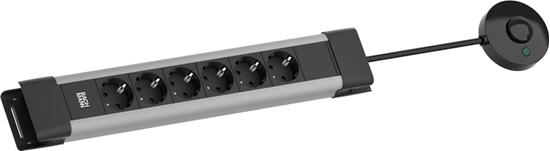 Picture of Bachmann CONNECTUS 6xCEE7/3, 1xFerntaster 2,0m CEE7/7 Grau