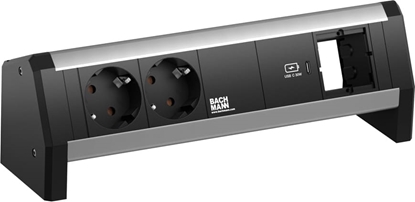 Picture of Bachmann DESK 2xprotective contact USB C, USB Charger 30W 1xABD GST18