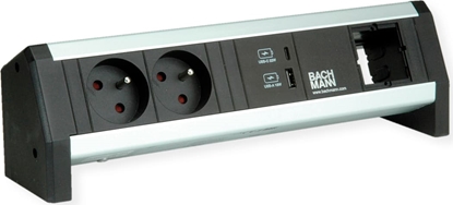Picture of Bachmann DESK 2xUTE 1xUSB A&C 22W 1xCM GST18