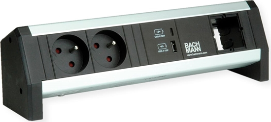 Picture of Bachmann DESK 2xUTE 1xUSB A&C 22W 1xCM GST18