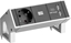 Attēls no Bachmann DESK2 1x earthing contact 1xUSB Charger Inox