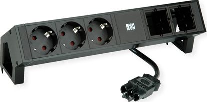 Picture of Bachmann DESK2 3xCEE7/3 2xCM power 0.2m GST18 RAL9005
