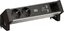 Picture of Bachmann DESK2 ALU BLACK 2x earthing contact 1x USB charger 1x ABD GST18