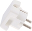 Attēls no Bachmann earthing contact plug, white flat version, mountable