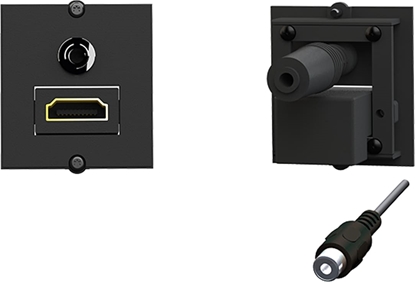 Picture of Bachmann frame 1xHDMI 90°+1xmini jack