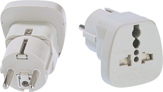 Picture of Bachmann mains plug adapter, Safety plug-worldwide