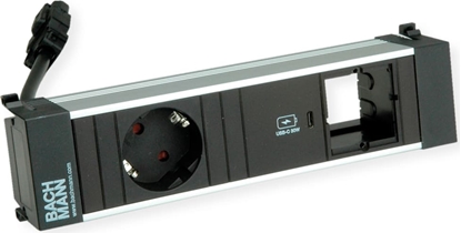 Attēls no Bachmann POWER FRAME 1xCEE7/3, 1xUSB C 30W 1xCM 0.2m GST18