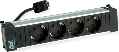 Picture of Bachmann POWER FRAME 4xCEE7/3 ALU 0.20m 3G1.5mm² sw GST18