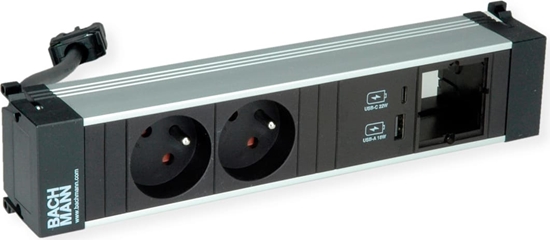 Picture of Bachmann POWER FRAME M 2xUTE 1xCM 1xUSB A/C 22W 0.2m GST18